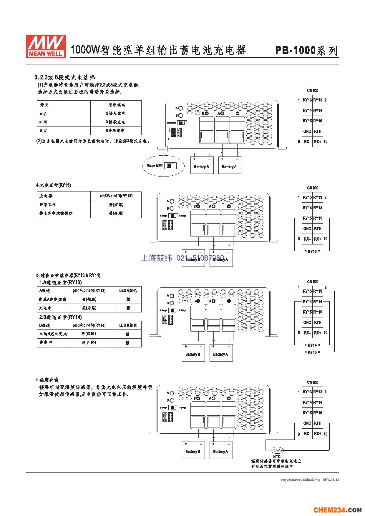 上海兢緯供應(yīng)專用電源電源系列PB-1000詳細(xì)規(guī)格書