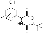 N-叔丁氧羰基-3-羥基-1-金剛烷基-D-甘氨酸, CAS #: 361442-00-4